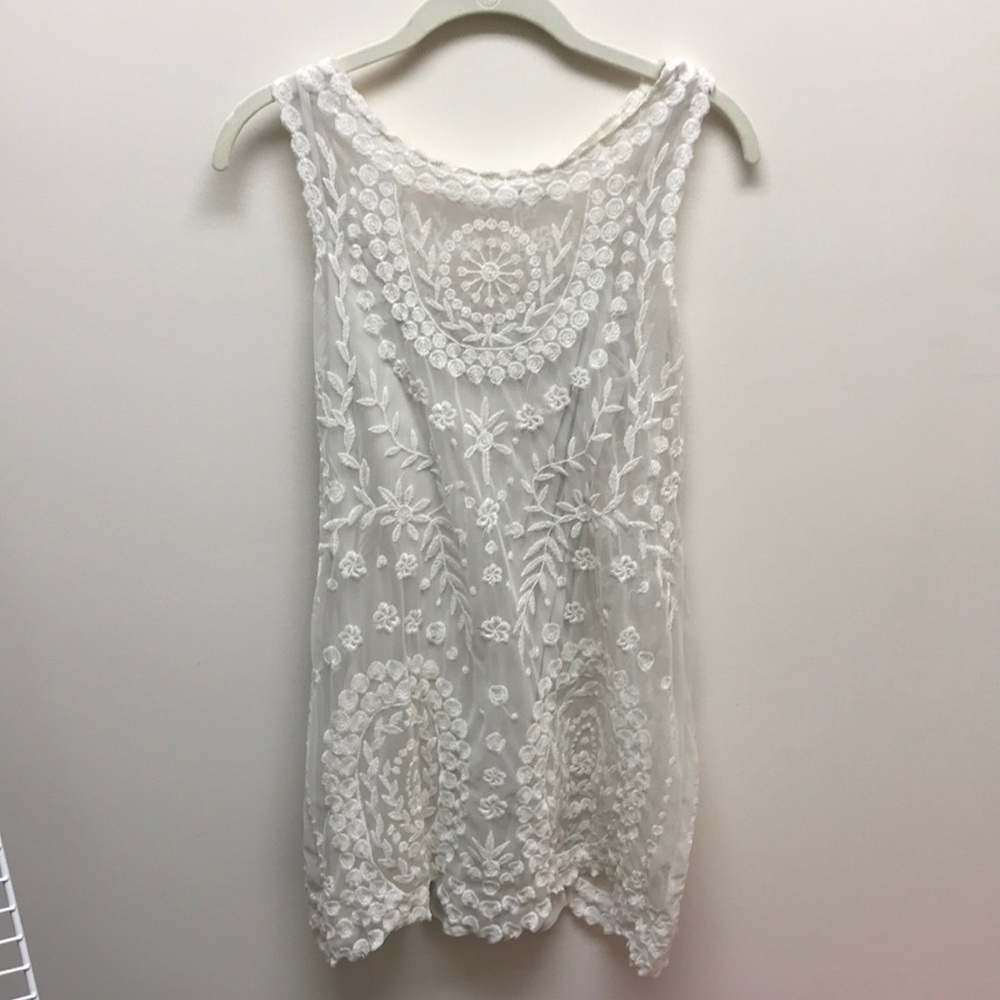 Free People floral lace dress